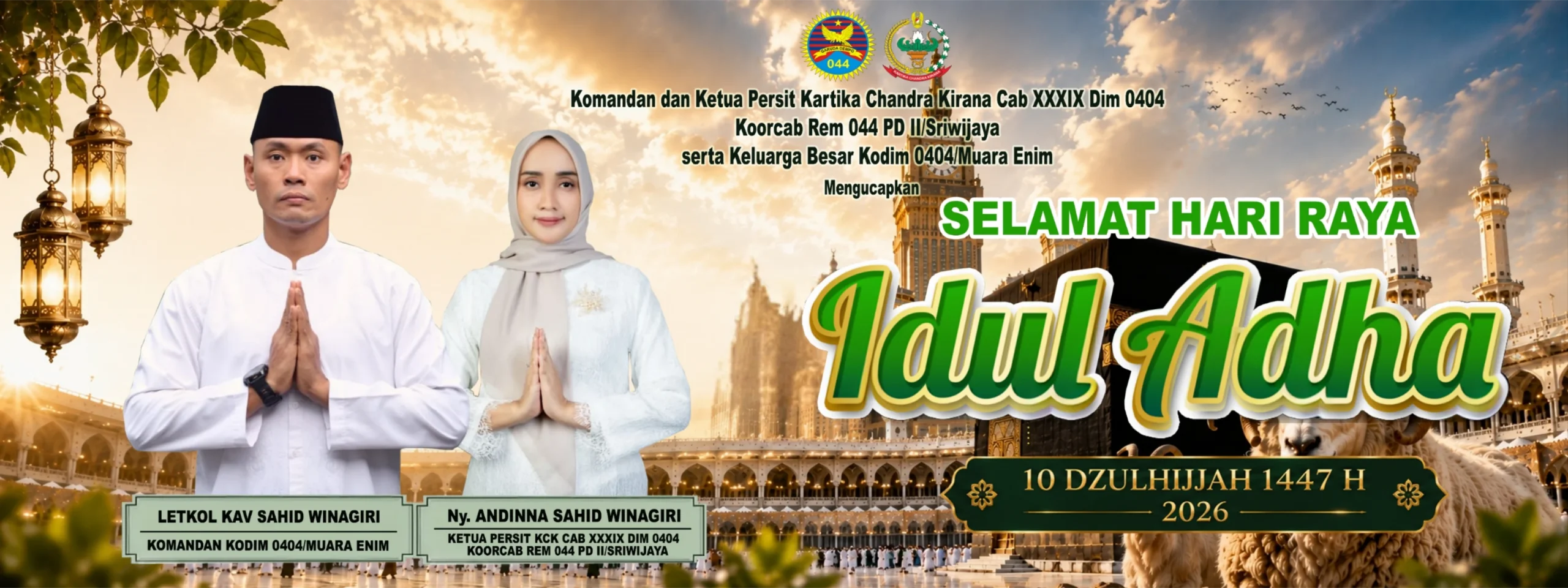 Ucapan Idul Adha Tahun 2026 (4x1,5M)